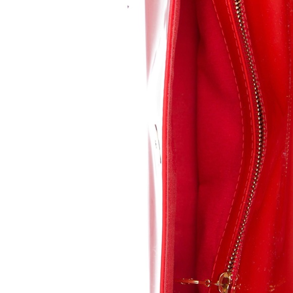LV Sobe Clutch - Vernis Patent Leather Orange/Red - Picture 4 of 5